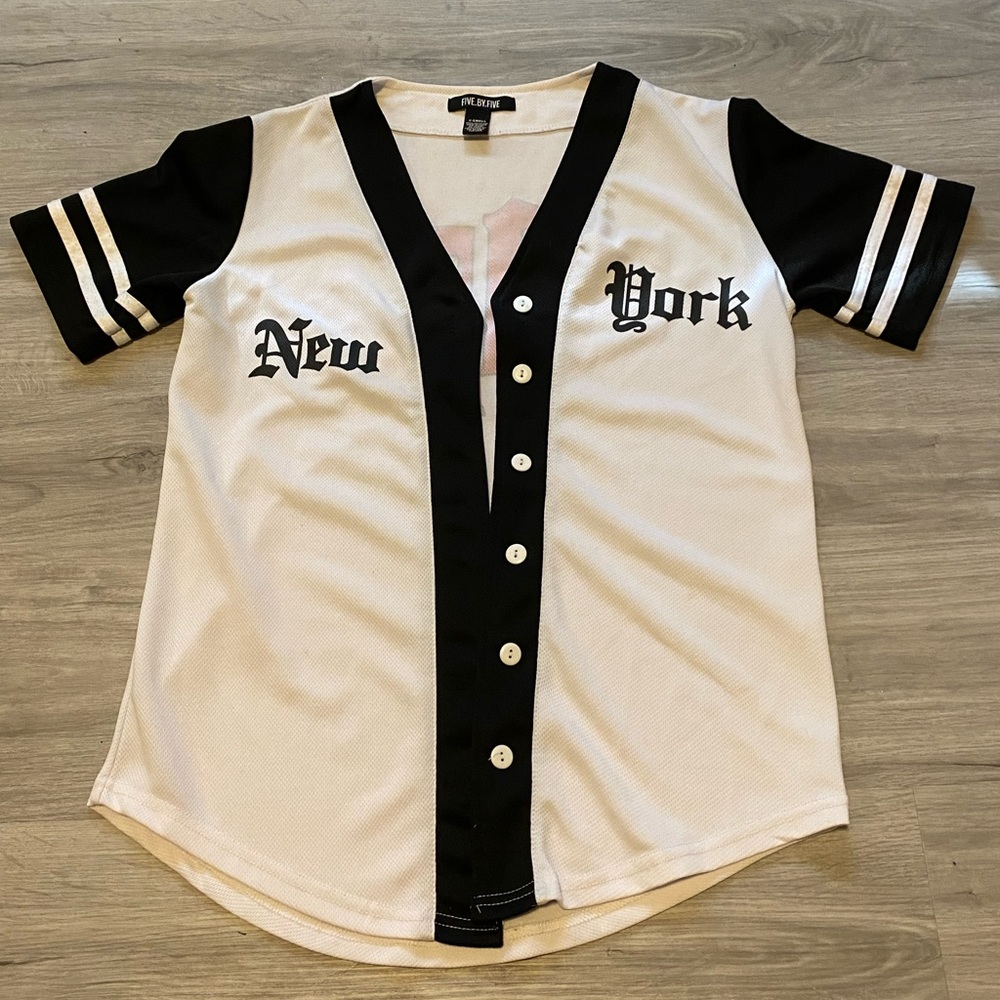 Oversized baseball jersey